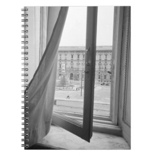 Milano Italien, Aussicht vom Opernfenster La Scala Notizblock
