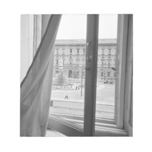 Milano Italien, Aussicht vom Opernfenster La Scala Notizblock