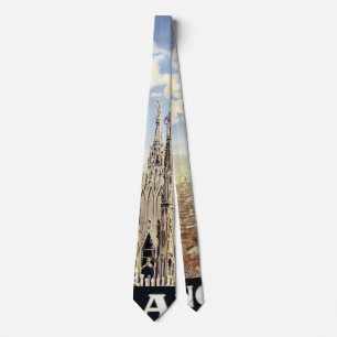 Milano Italien Gotische Kathedrale Duomo Vintage Krawatte