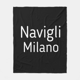 Milano Italien Navigli T-Shirt Fleecedecke