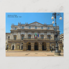 Milano, Italien - Theater La Scala, Opernhaus Postkarte