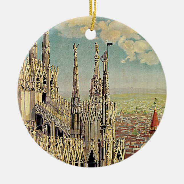 Milano Keramik Ornament (Vorne)