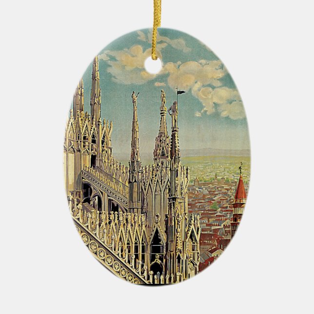 Milano Keramik Ornament (Vorne)