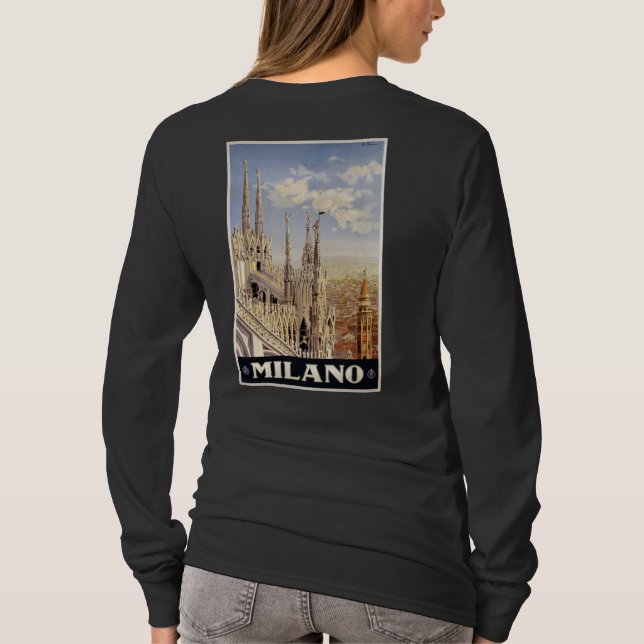 Milano (Mailand) Italien - Zollkleidung T-Shirt (Rückseite)