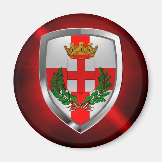 Milano Mettalic Emblem Magnet (Vorne)