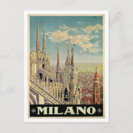 Milano Milano Italien Vintage Travel Postkarte