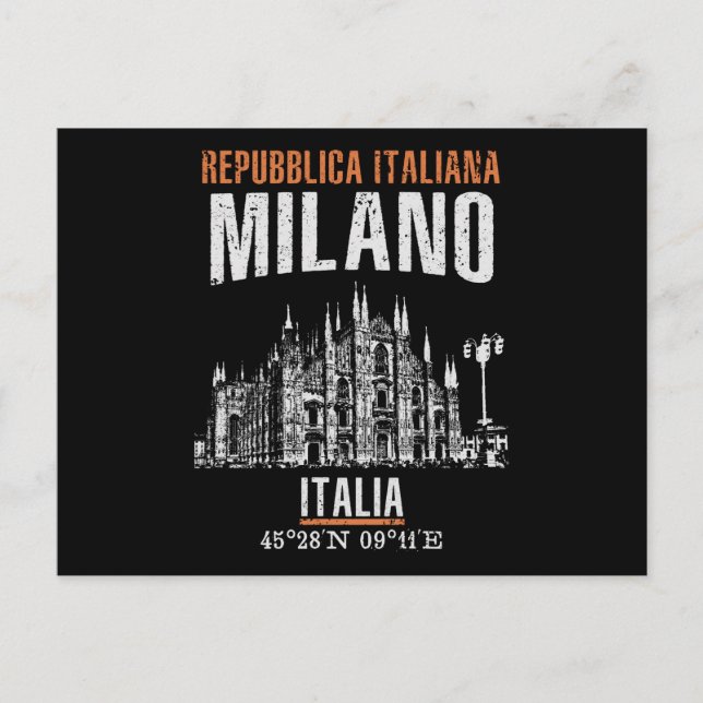 Milano Postkarte (Vorderseite)