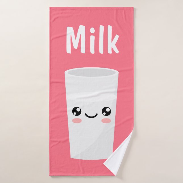 Milch Badhandtuch Set (Badehandtuch)