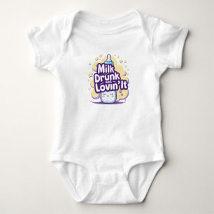 Milch Betrunken und Lovin" It - Niedliches Babyang Baby Strampler