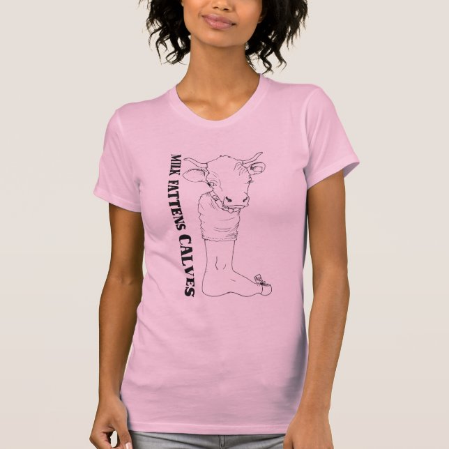 Milch bw T-Shirt (Vorderseite)
