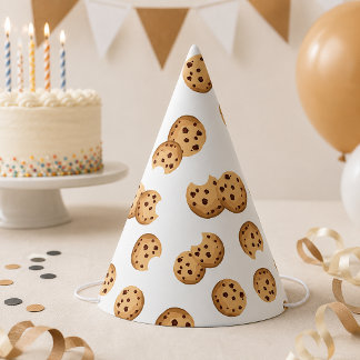 Milch & Cookies Geburtstagsparty Hat - Schokoladen Partyhütchen