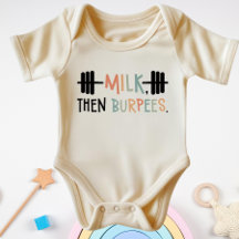Milch Dann Burpees Lustige Fitness Gymnastik