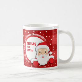 Milch für den Weihnachtsmann. Weihnachtsgeschenk Kaffeetasse
