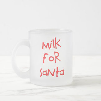 Milch für die Santa Tasse