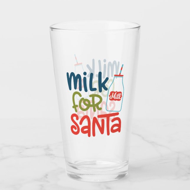 Milch für Santa Glas (Vorderseite)
