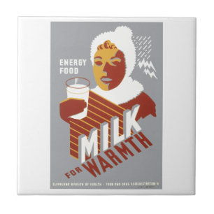 Milch für Wärme Fliese