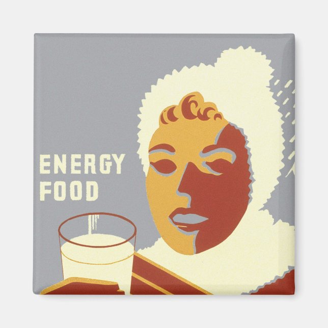 Milch für Wärme Magnet (Vorne)