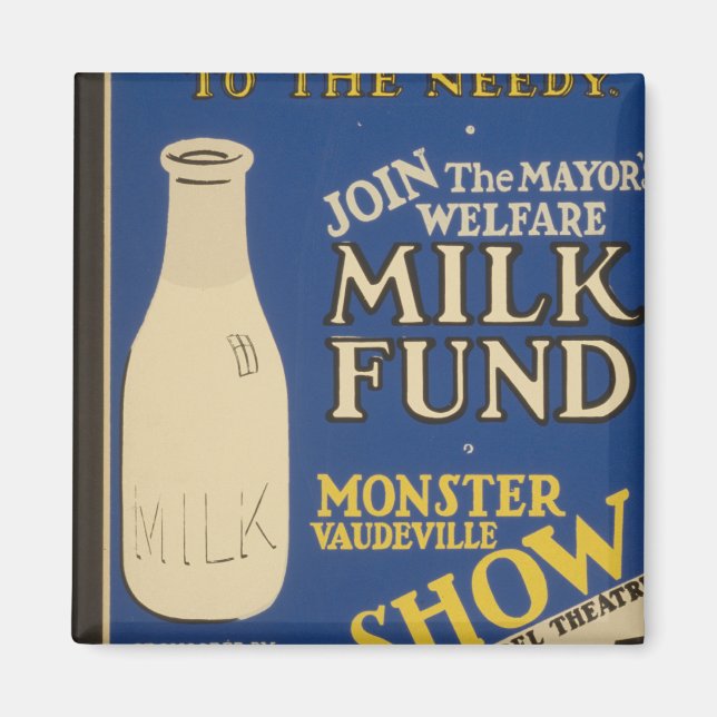 Milch für Wärme Magnet (Vorne)