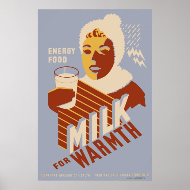 Milch für Wärme Poster (Vorne)