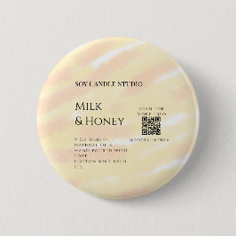 Milch Honigsoy-Kerzen-Geschäft hinzufügen q r Code Button