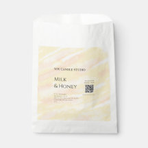 Milch Honigsoy-Kerzen-Geschäft hinzufügen q r Code