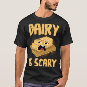 Milch ist Beängstigend Laktoseintoleranz Vegan T-Shirt