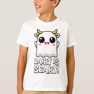 Milch ist Beängstigend! Niedlicher Lactose Ghost K T-Shirt