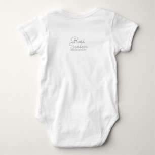 Milch ist für Babys Pass der Brose Baby Outfit Strampler
