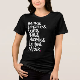 Milch ist unsere Liebessprache Tri-Blend Shirt