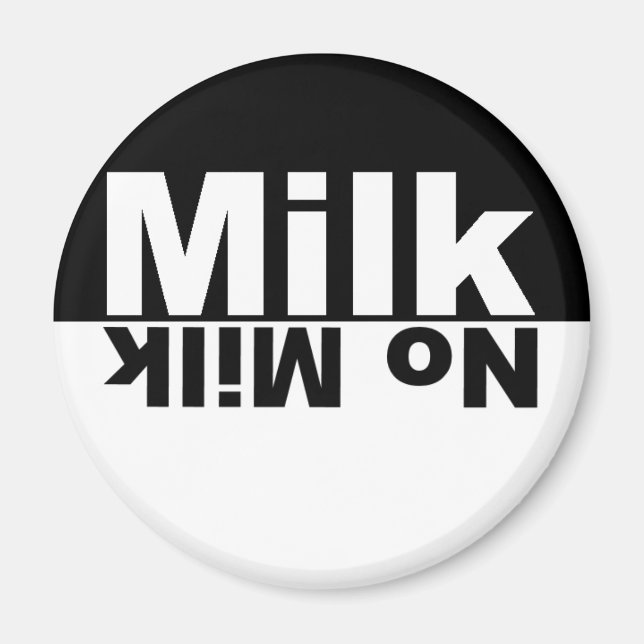 Milch/Keine Milch Magnet (Vorne)