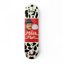 Milch-Mann-Skateboardplattform