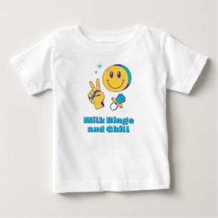 Milch-Marathon und chillen Baby T-shirt