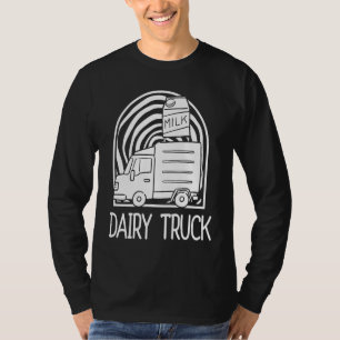 Milch Molkerei Kuh Bauernhof Bauer Landwirtschaft T-Shirt