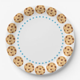 Milch und Cookie Geburtstags-Teller Pappteller