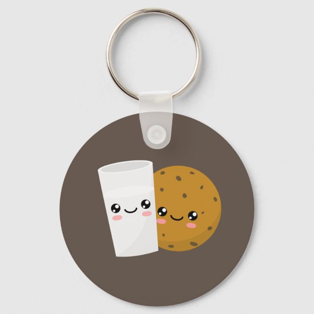 Milch und Cookie Schlüsselanhänger (Vorderseite)