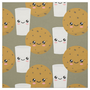 Milch und Cookie Stoff