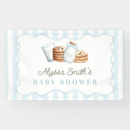 Milch und Cookies Baby Dusche Banner