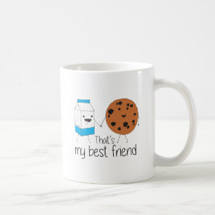 Milch und Cookies BESTE FREUNDIN Freundschaft Kaffeetasse