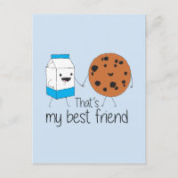 Milch und Cookies BESTE FREUNDIN Freundschaft