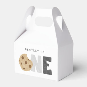 Milch und Cookies Erste Geburtstags Gefälligkeits Geschenkschachtel