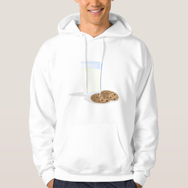 Milch und Cookies Hoodie (Vorderseite)