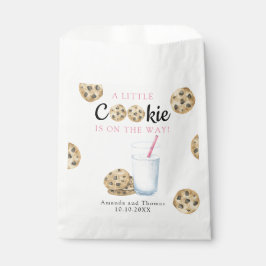 Milch und Cookies Mädchen Babydusche Geschenktütchen