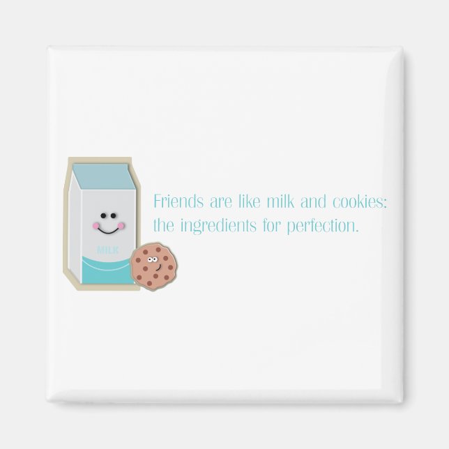 Milch und Cookies Magnet (Vorne)