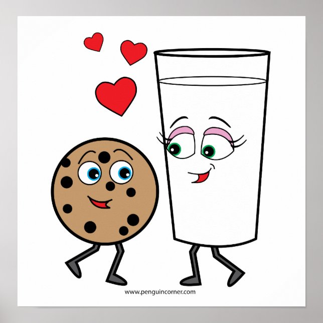 Milch und Cookies Poster (Vorne)