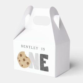 Milch und Cookies zum ersten Geburtstag Geschenkschachtel