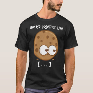 Milch und Kekse, die wir zusammenfügen, wie Matchi T-Shirt