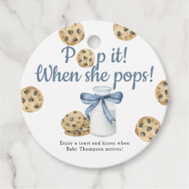 Milch und Kekse Pop! Wenn sie Pop Geschenkanhänger