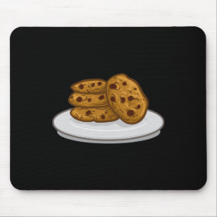 Milch- und Keksoutfit für Halloween-Cookie Mousepad
