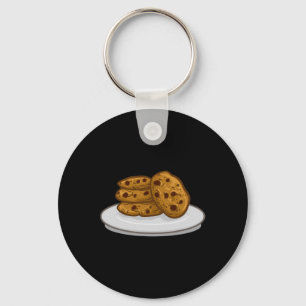 Milch- und Keksoutfit für Halloween-Cookie Schlüsselanhänger