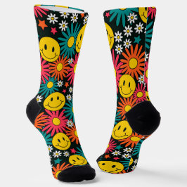Milch und Smileys Socken